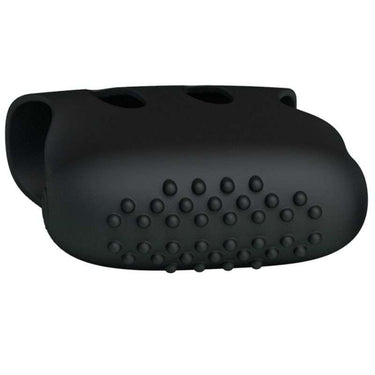 Vibratore da Diteggiatura in Silicone Nero – Stimolatore Curvo e Intuitivo